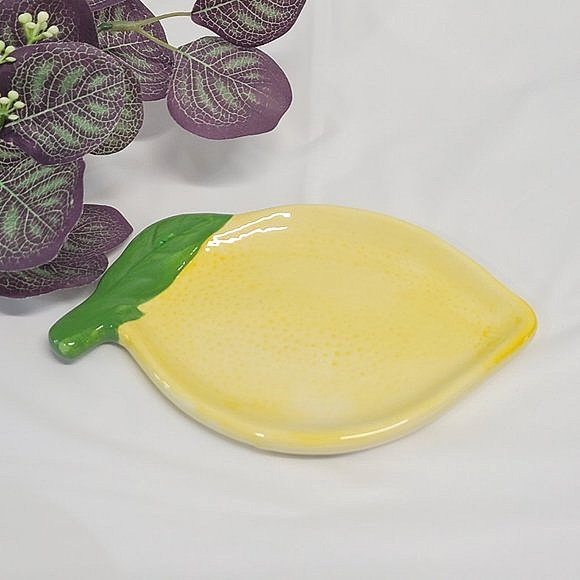 🆕️ Ceramic Glossy Spoon Rest, Lemon Spoon Rest - Picture 9 of 9